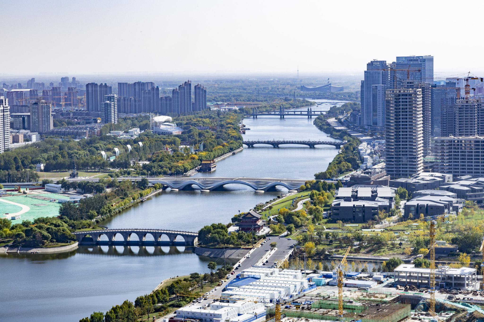 沿着大运河看中国｜通州运河商务区将添夜经济商业街区“贰肆坊”