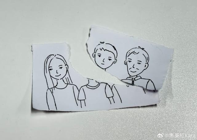 惠英红晒出张钧甯画的片中虹姐全家福