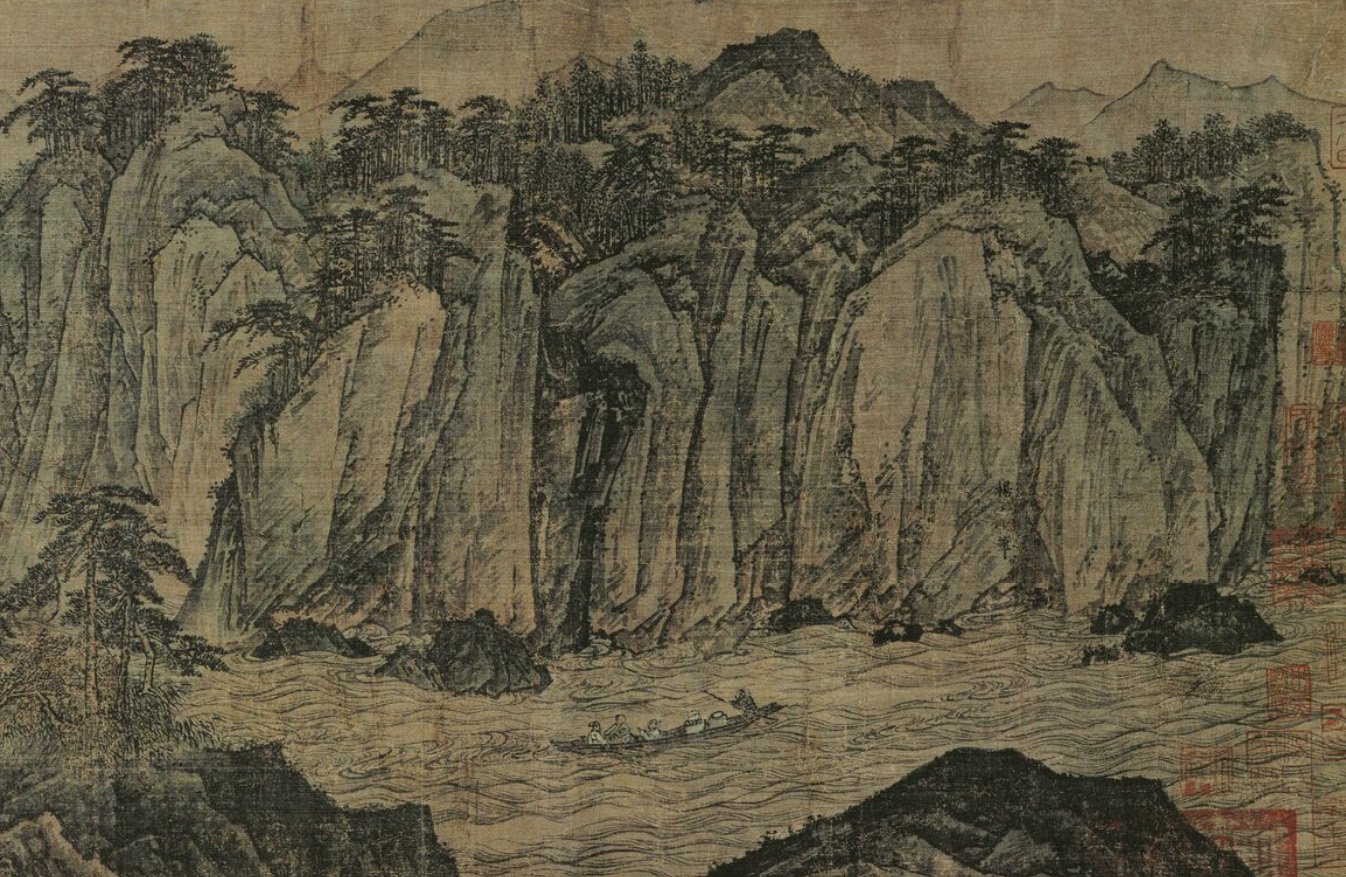 杨士贤《赤壁图》局部