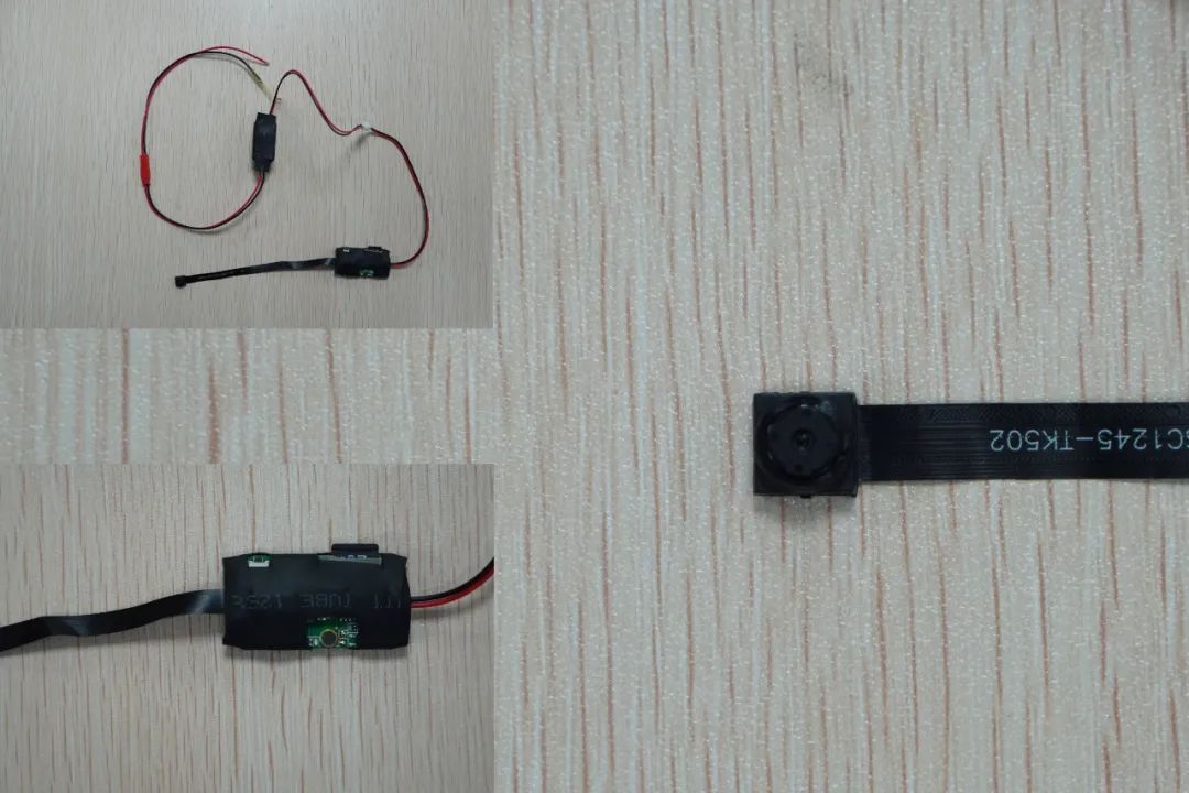 她在里面发现了4个摄像头,5张32g的存储卡和一个录音器