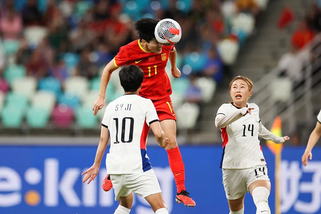 1日,福建厦门,2024奥运女足亚洲区预选赛b组第3轮,中国女足vs韩国女足