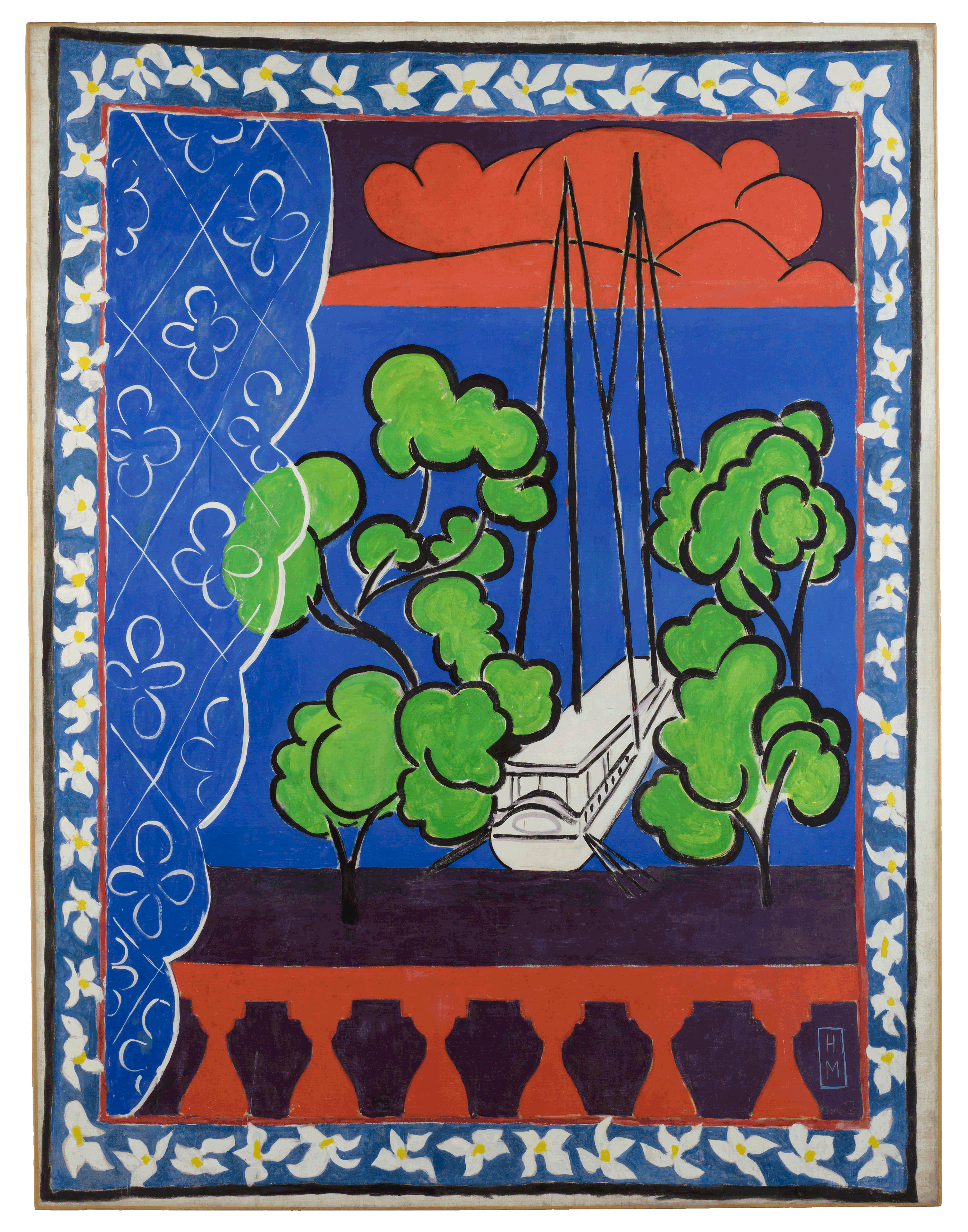 马蒂斯,《塔希提岛之窗或塔希提岛ii》,1935年12月18日-1936年3月15日