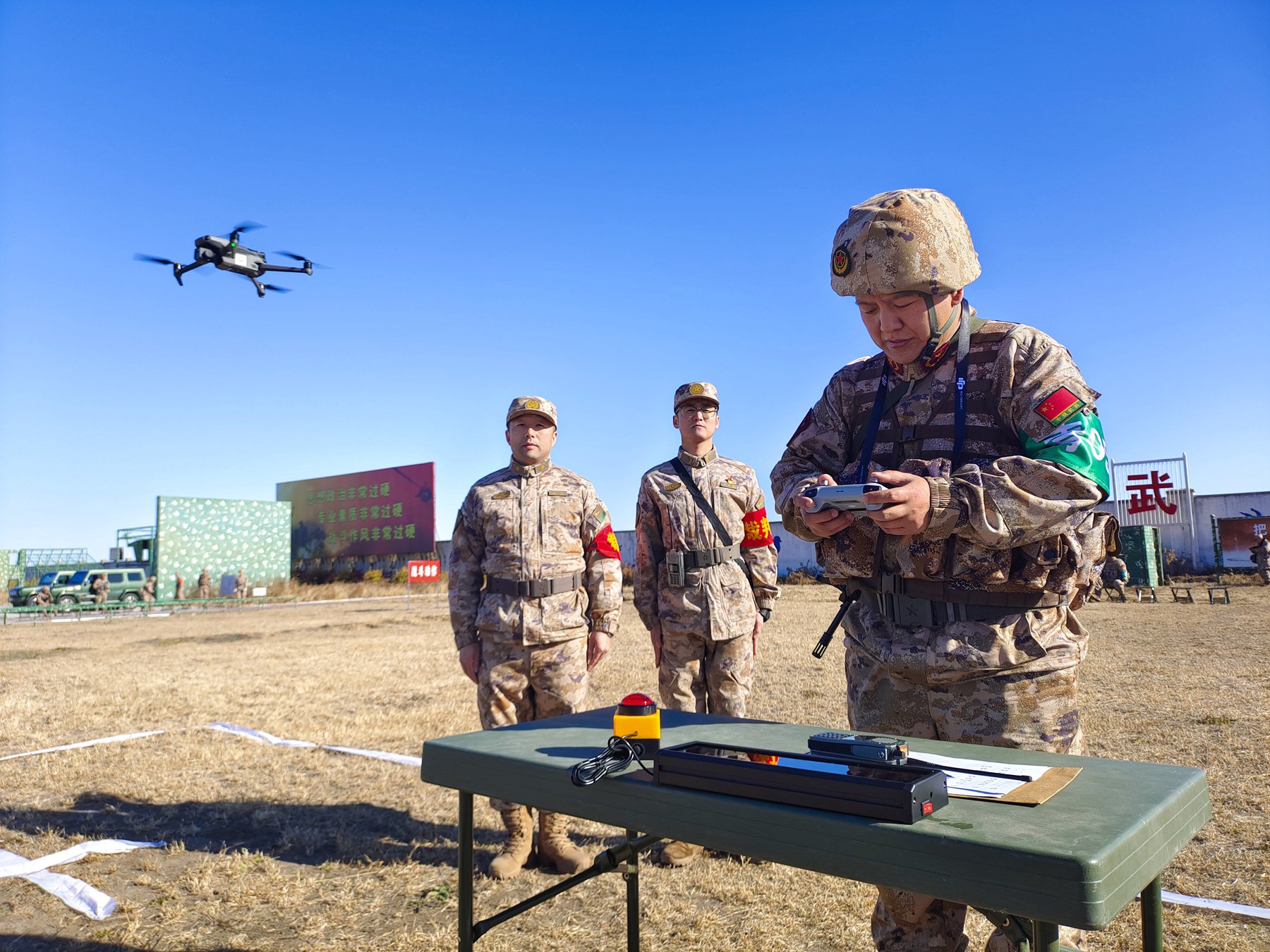 绥化军分区百名民兵军事比武"向战而行"