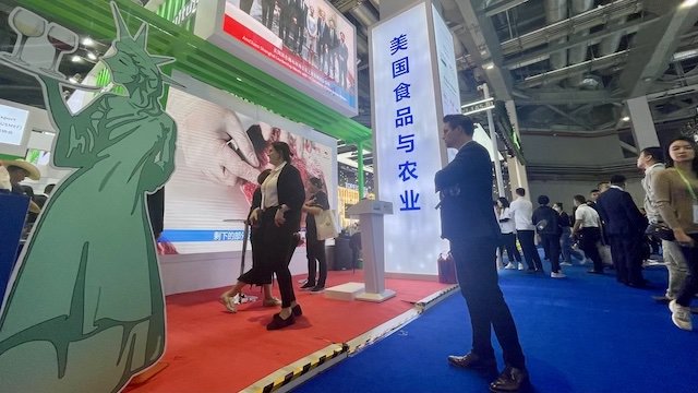 400多平米展馆、17家展商，一探美国食品与农业馆