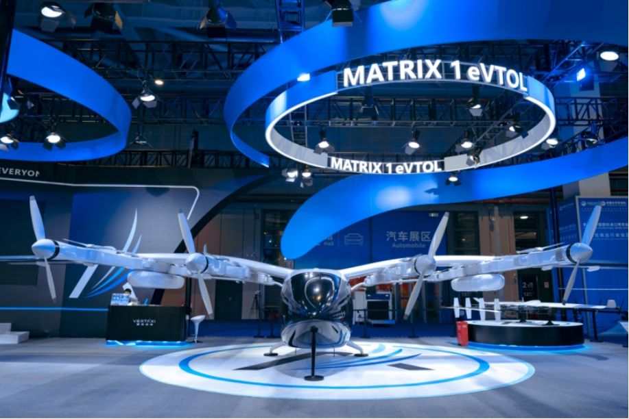 空中出租车model3焕新版一起来进博会汽车展区逛逛