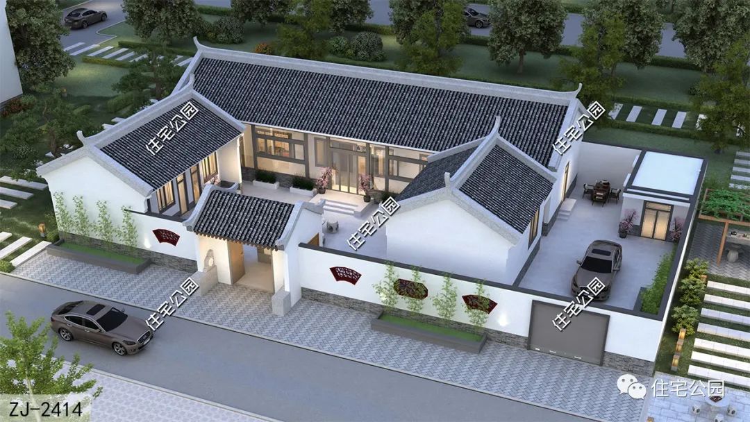 10套一层农村小平房,功能齐全造价低,一套比一套美(2373~2414)|建筑