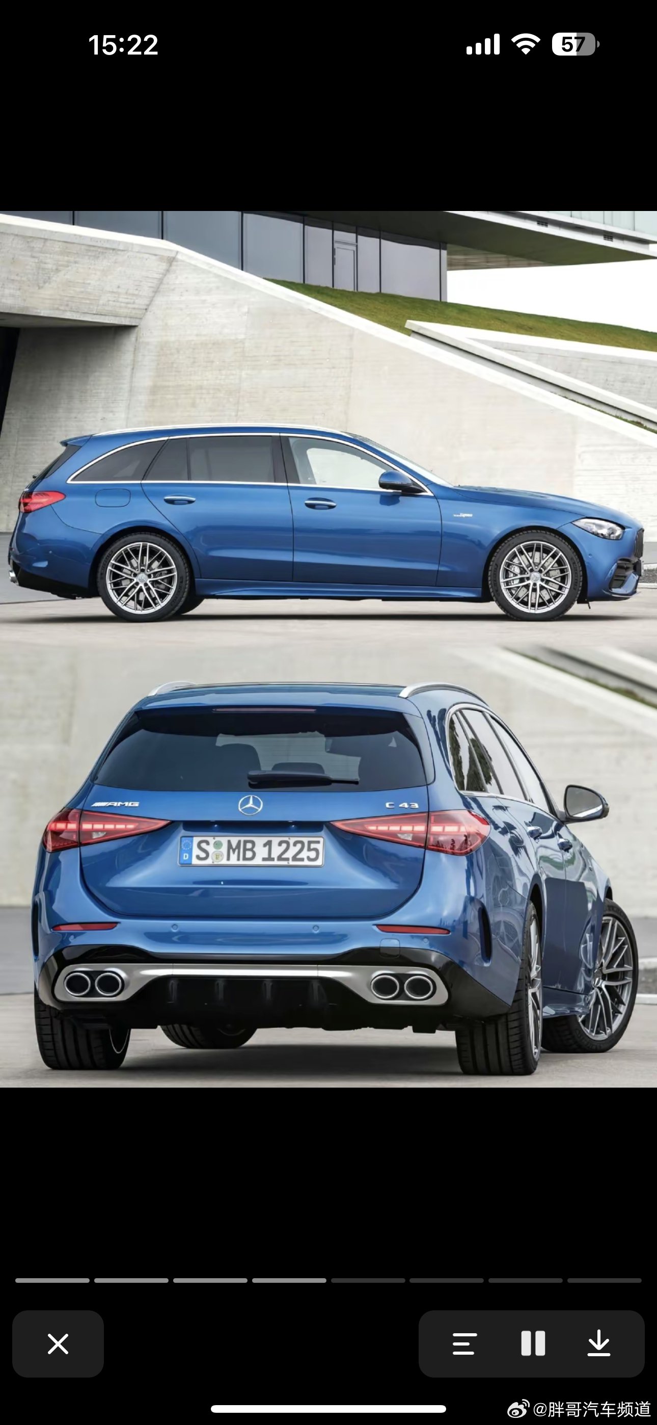 旅行车爱好者们2024款奔驰c43旅行指导价7008万