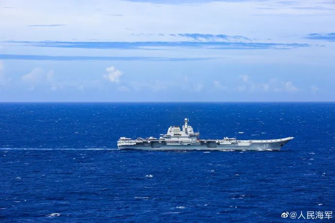 山东舰(资料图)图源:@人民海军