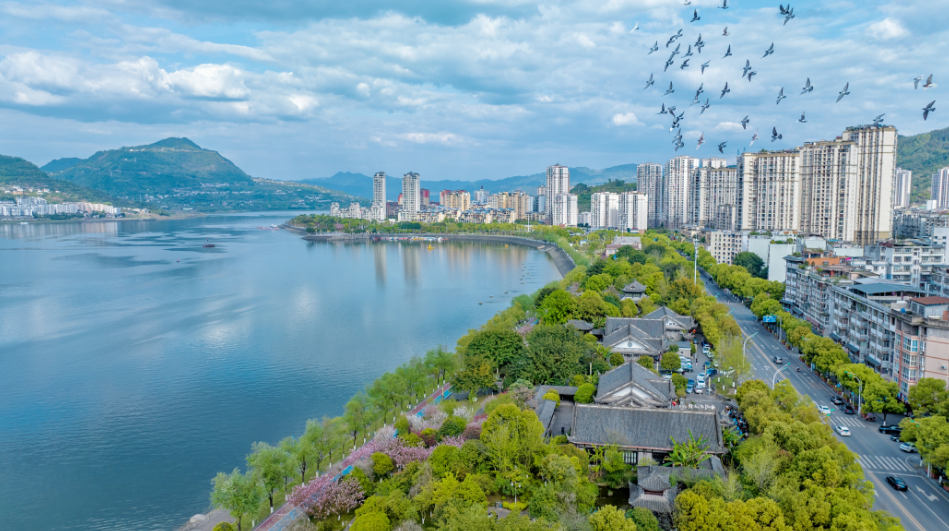 "开州对汉丰湖消落带,持续不断进行绿化探索,助力汉丰湖美丽河湖及