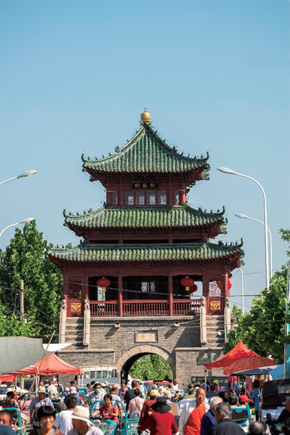 淄博文昌阁.(图/视觉中国)