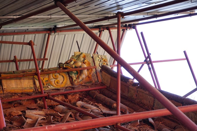 山西省古建筑协会秘书长贺大龙介绍,10月的暴雨之后,山西省组织了10个