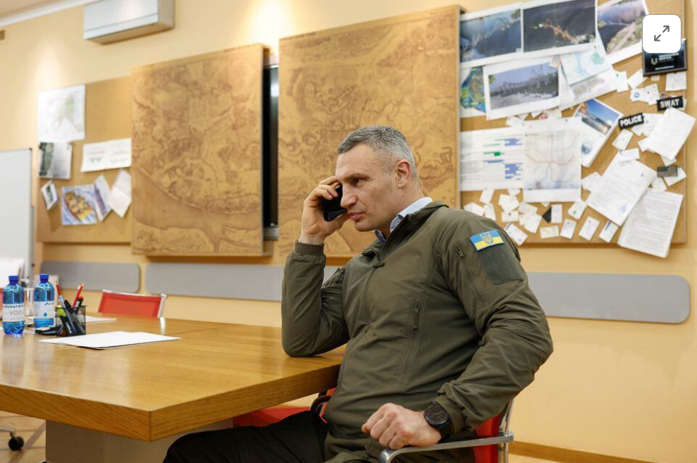 基辅市长维塔利·克利奇科(资料图)