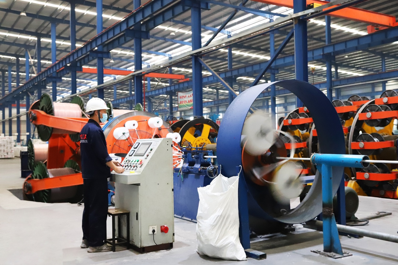 三峡电缆生产线 江津综保区管委会供图