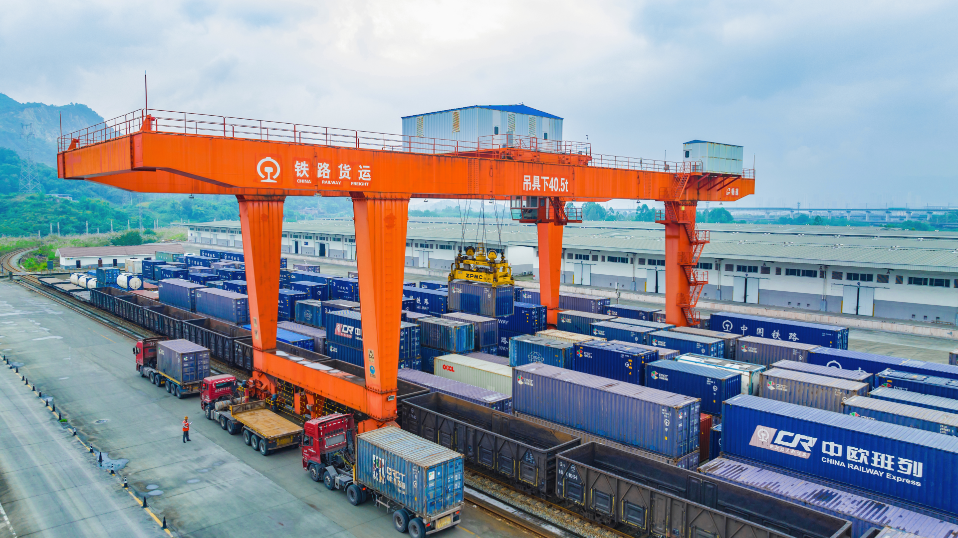 小南垭铁路物流中心 江津综保区管委会供图