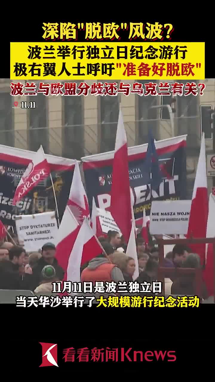 波兰独立日纪念游行 极右翼人士呼吁准备好脱欧|波兰|独立日|极右翼_新浪新闻
