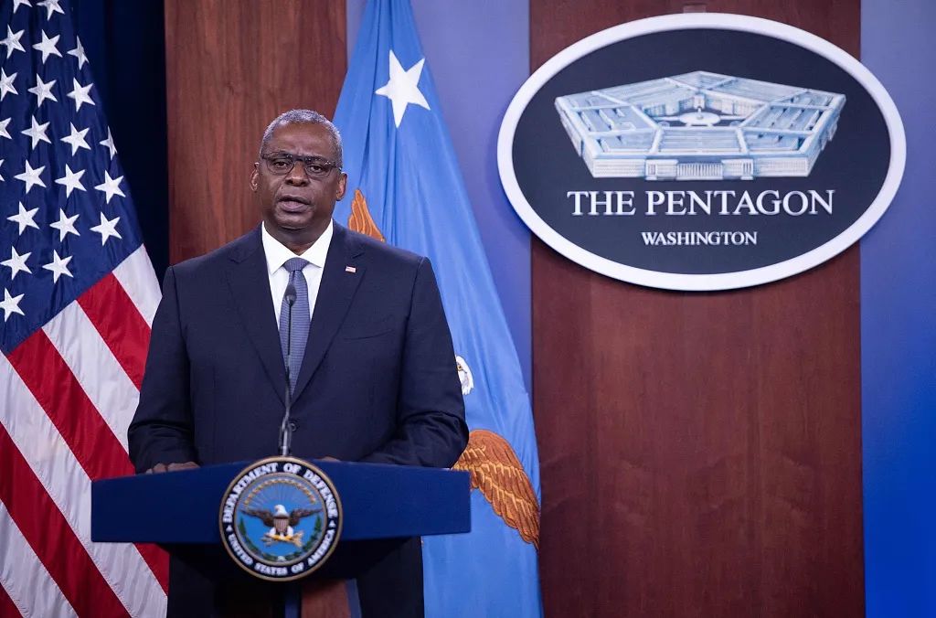 美国防长奥斯汀&nbsp;资料图.图源:视觉中国