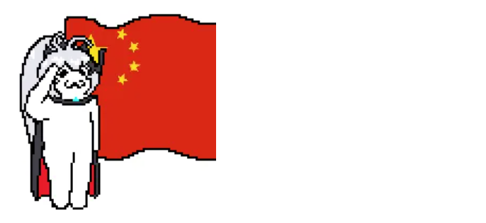 为了感谢正义的中国卡车韩国玩家在论坛上挂起五星红旗