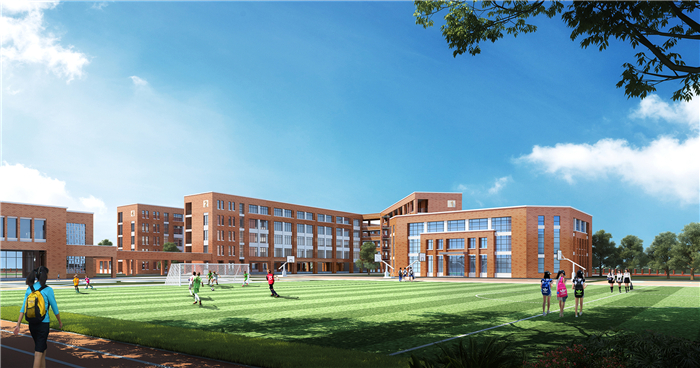 南宁市青秀区应高路小学(南宁市民主路小学分校区)设计效果图&nbsp