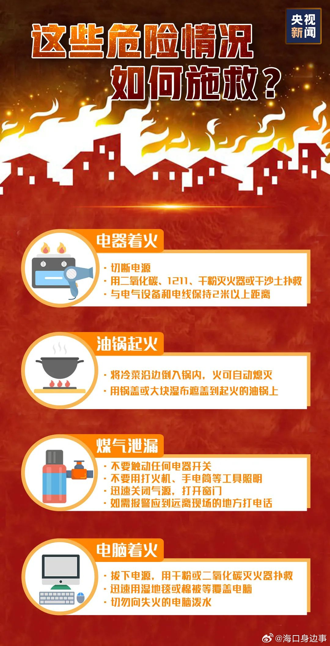 一组图带你了解,火灾严重如何逃生呢?|火灾|着火|起火_新浪新闻