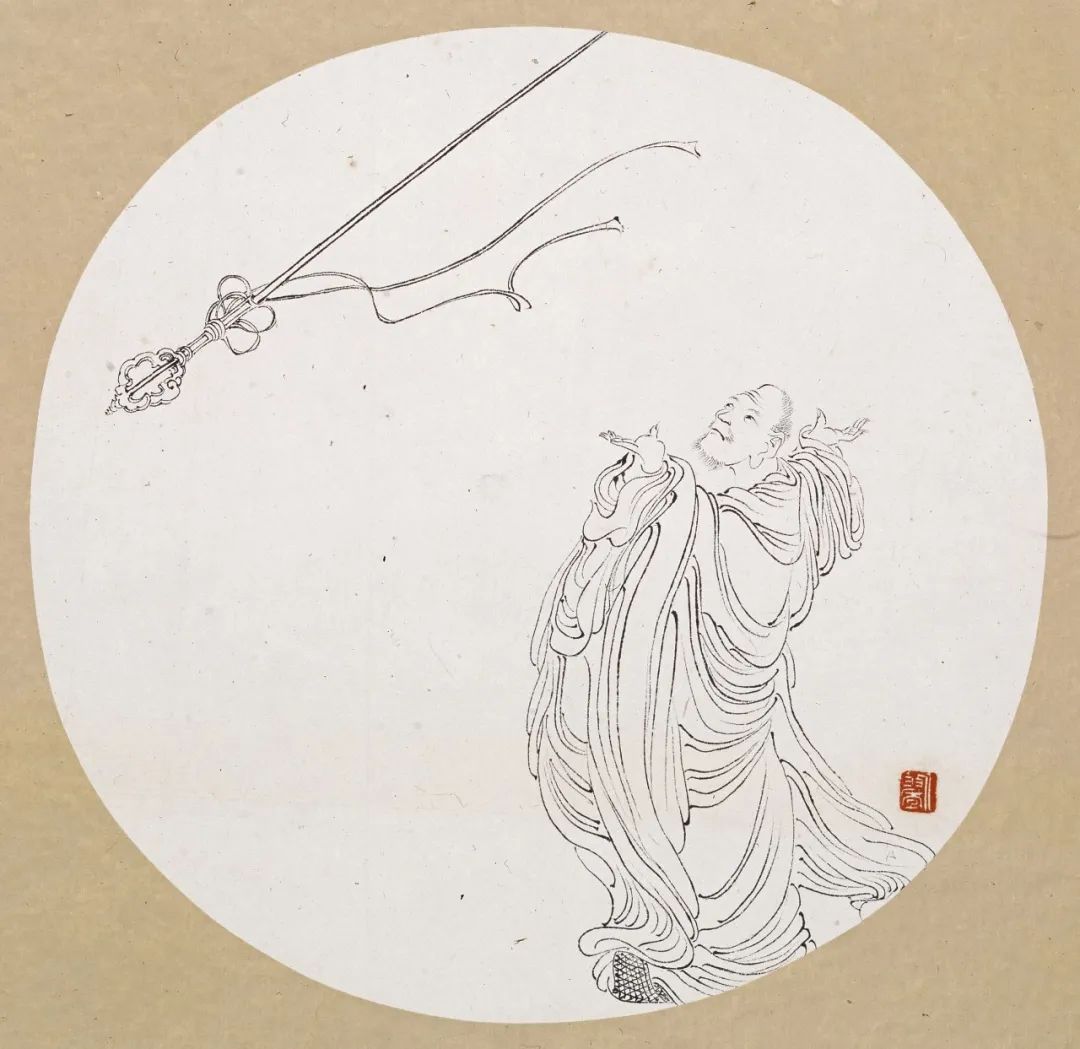 弘一法师《悲欣交集》罕见展出,中国美术馆新展"净妙庄严"|中国美术馆