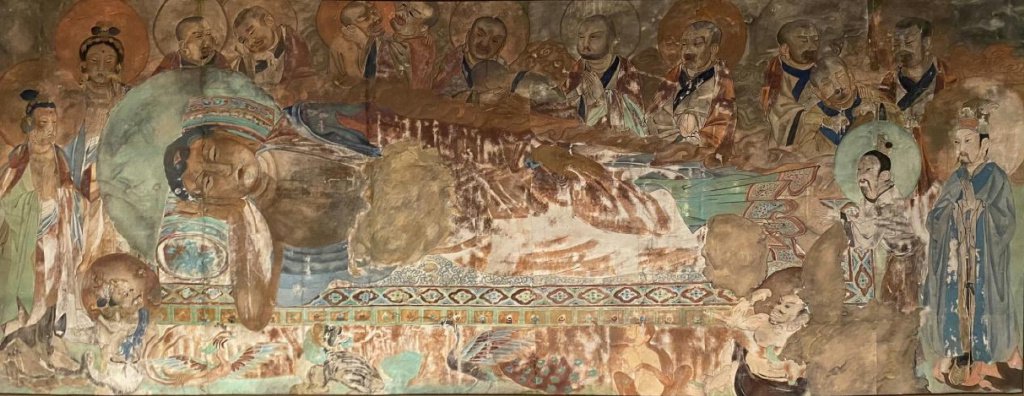 东千佛洞释迦牟尼涅槃图