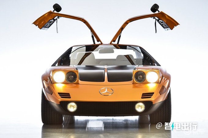 奔驰官宣新概念车首发鸥翼门高能电驱彻底甩开宝马