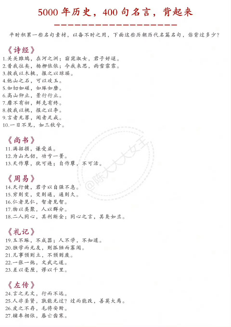 5000年历史浓缩出400句名言名诗|正能量_新浪新闻