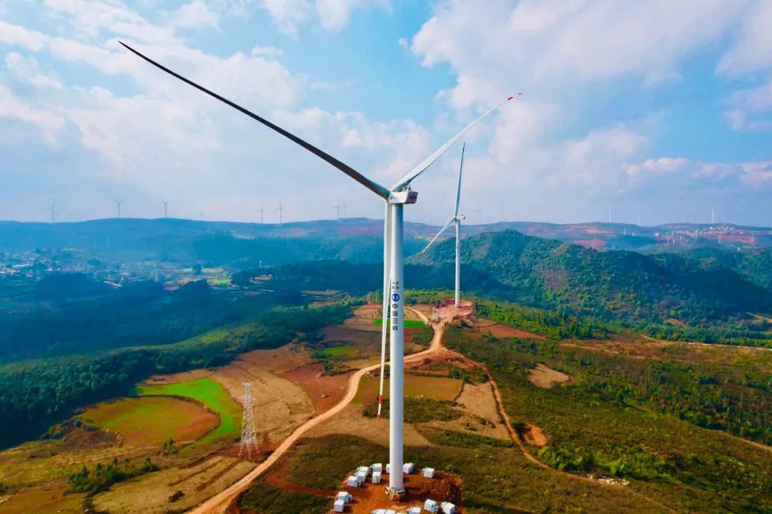 三峡能源云南弥勒西风电项目 三峡能源供图