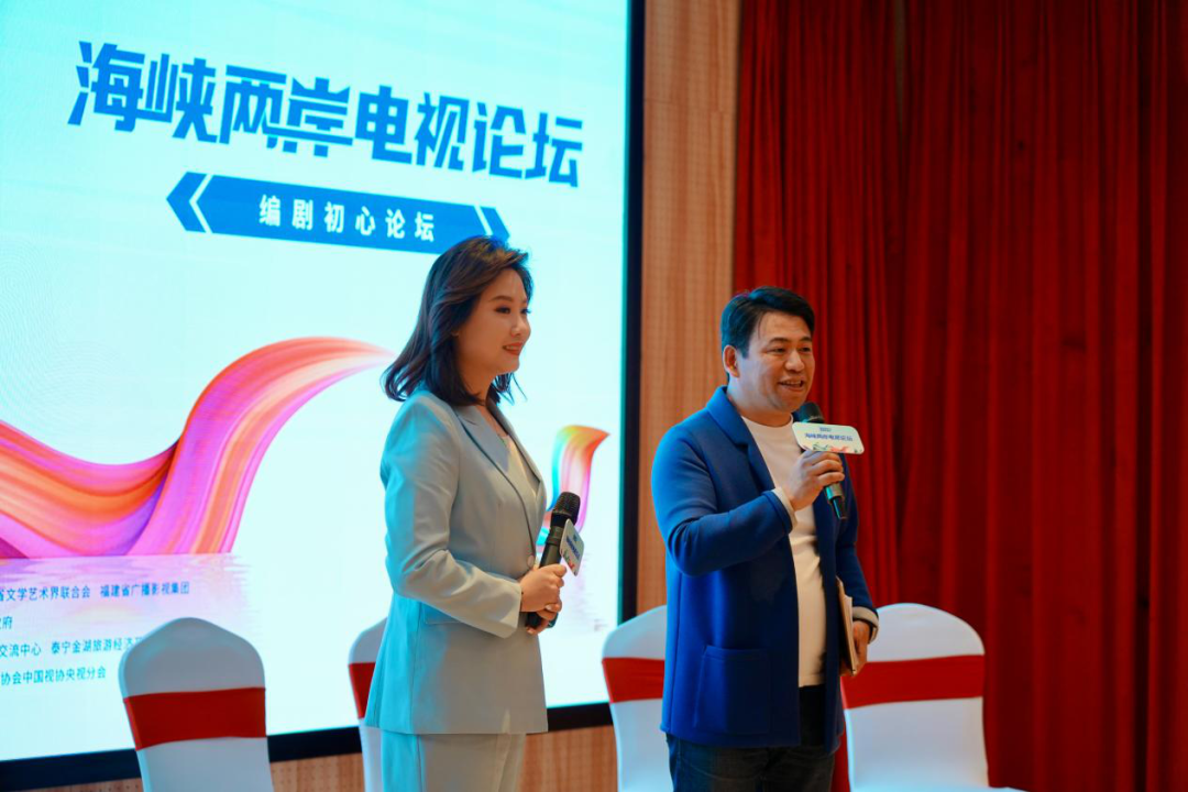 圆桌论坛环节中国电视艺术家协会编剧委员会会长,中国作协会员王海平