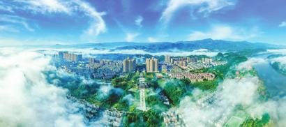 屏山县城风貌. 唐仁 摄