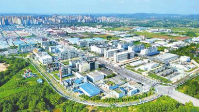 岳池经开区一角. 沈巾钦 摄