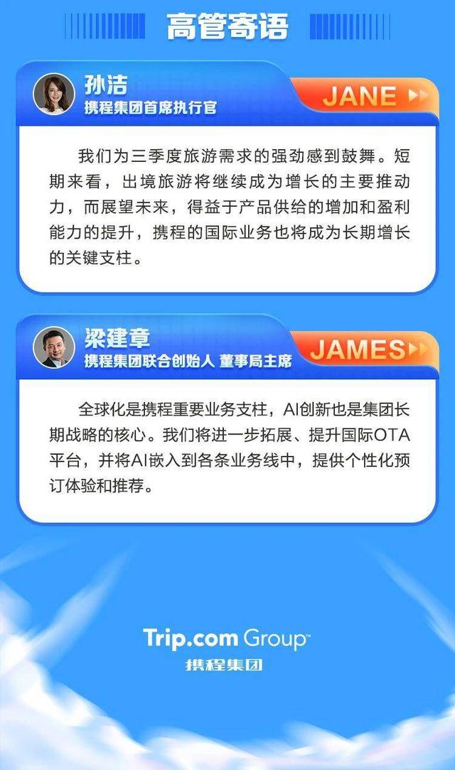 梁建章点评携程财报:全球化战略是支柱 ai创新是长期战略核心|携程