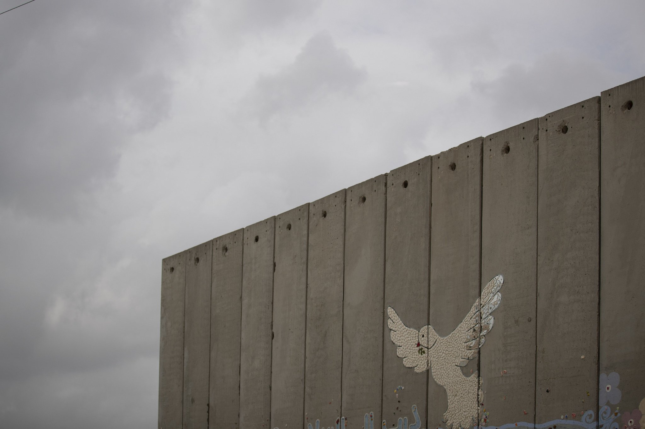 以色列隔离墙图片