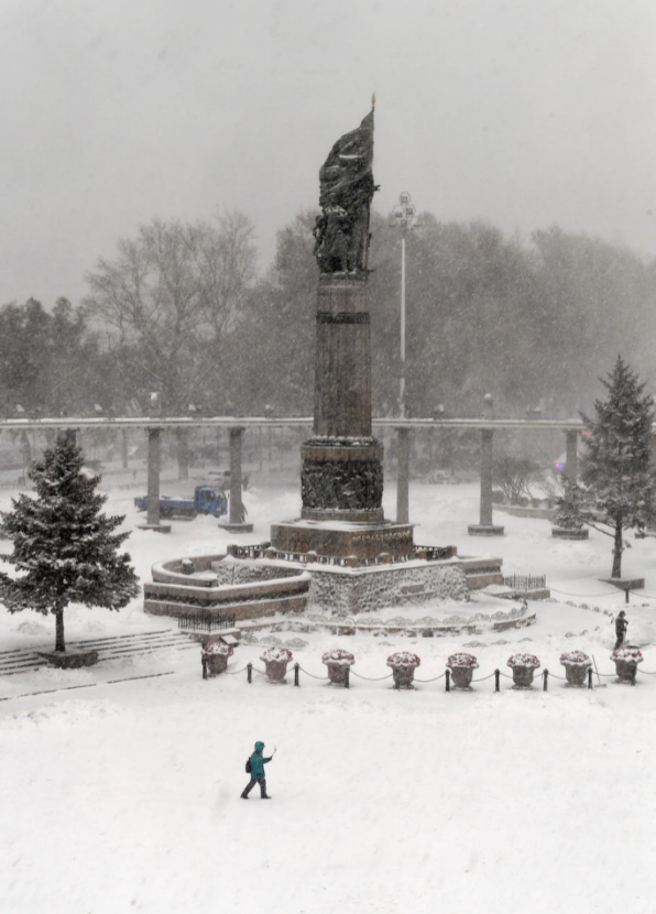 下雪的哈尔滨