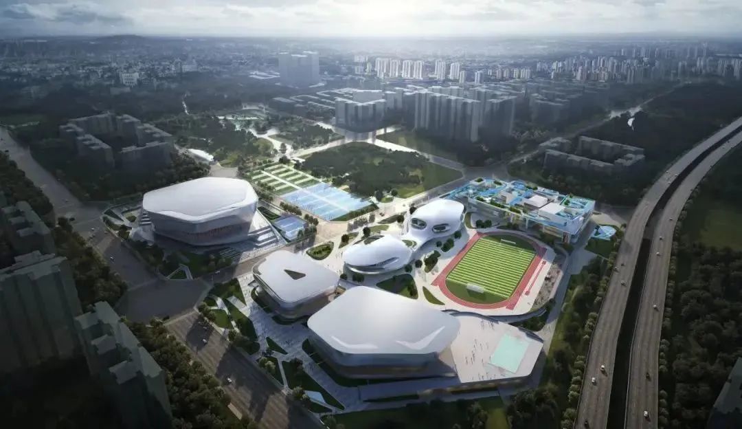 成都高新区体育中心e-park 项目效果图