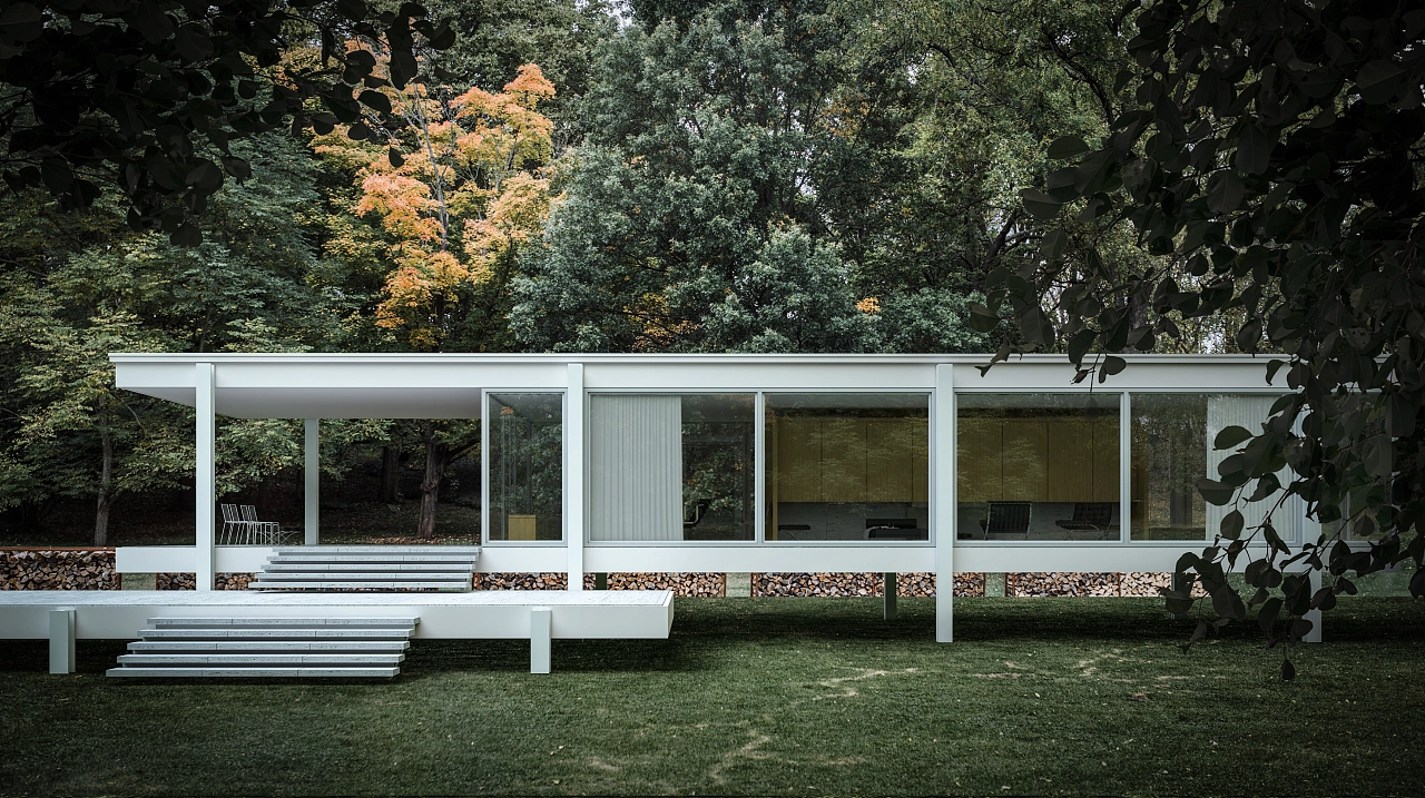 德维希·密斯·凡德罗作品:范斯沃斯住宅