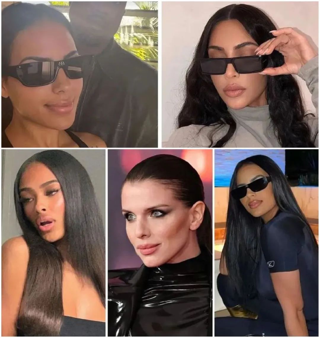 侃爷与卡戴珊离婚后交的女友,被网友戏称为"银卡戴珊".(图/网络)