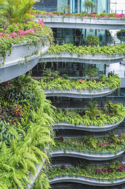 海南能源交易大厦充分体现"绿色建筑""智慧楼宇"理念.苏弼坤 摄