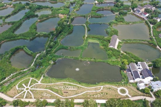 我在承包的鱼塘岸边铺设石子方便看护鱼塘违法吗?