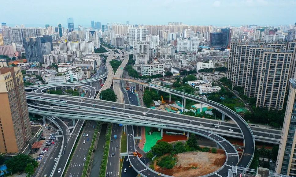 海口海秀快速路这条匝道月底通车直通南大桥龙昆北