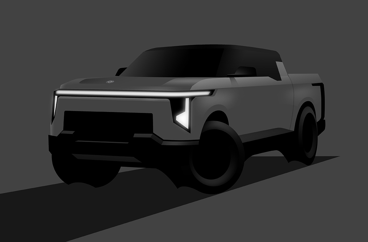 东风集团发布全新新能源皮卡概念车效果图