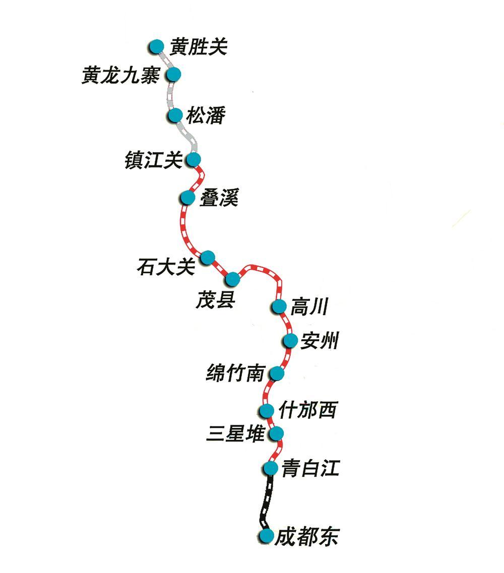 川藏铁路线示意图图片