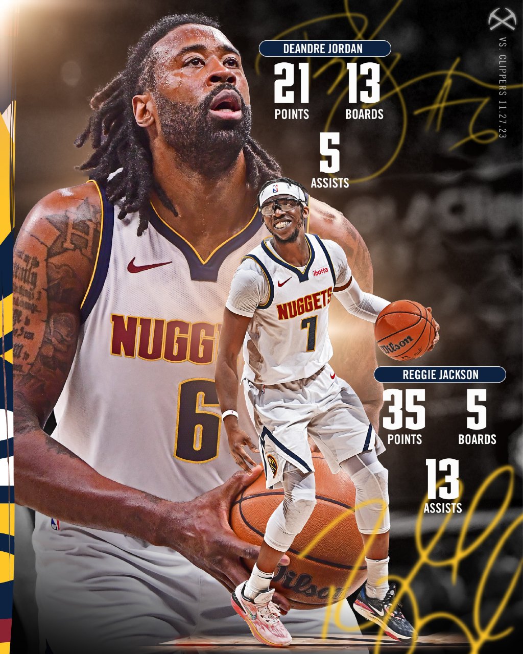 小乔丹和雷吉·杰克逊两位旧将彻底打崩了如今的快船.