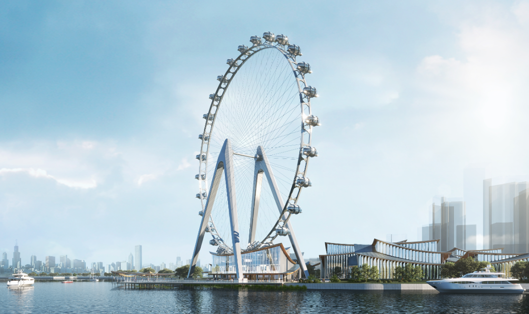 "青岛之眼"摩天轮项目效果图.