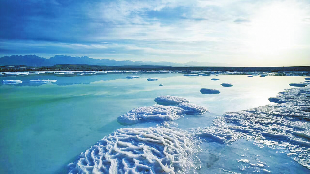 盐湖景区美景(达坂城区委宣传部供图)