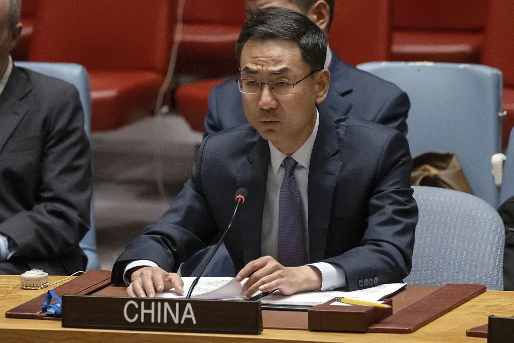 中国常驻联合国副代表耿爽 资料图 图源:视觉中国