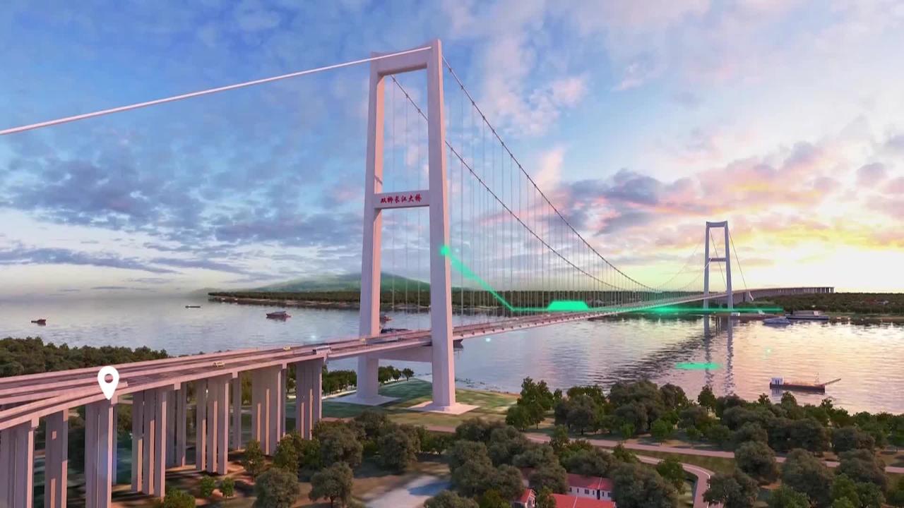 突破百米!双柳长江大桥北岸主塔"茁壮成长"_手机新浪网