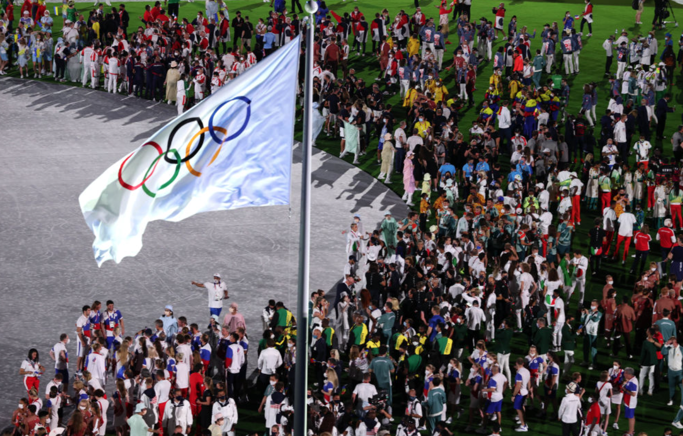 2021年8月8日,第32届夏季奥林匹克运动会闭幕式.新华社记者 杨磊 摄