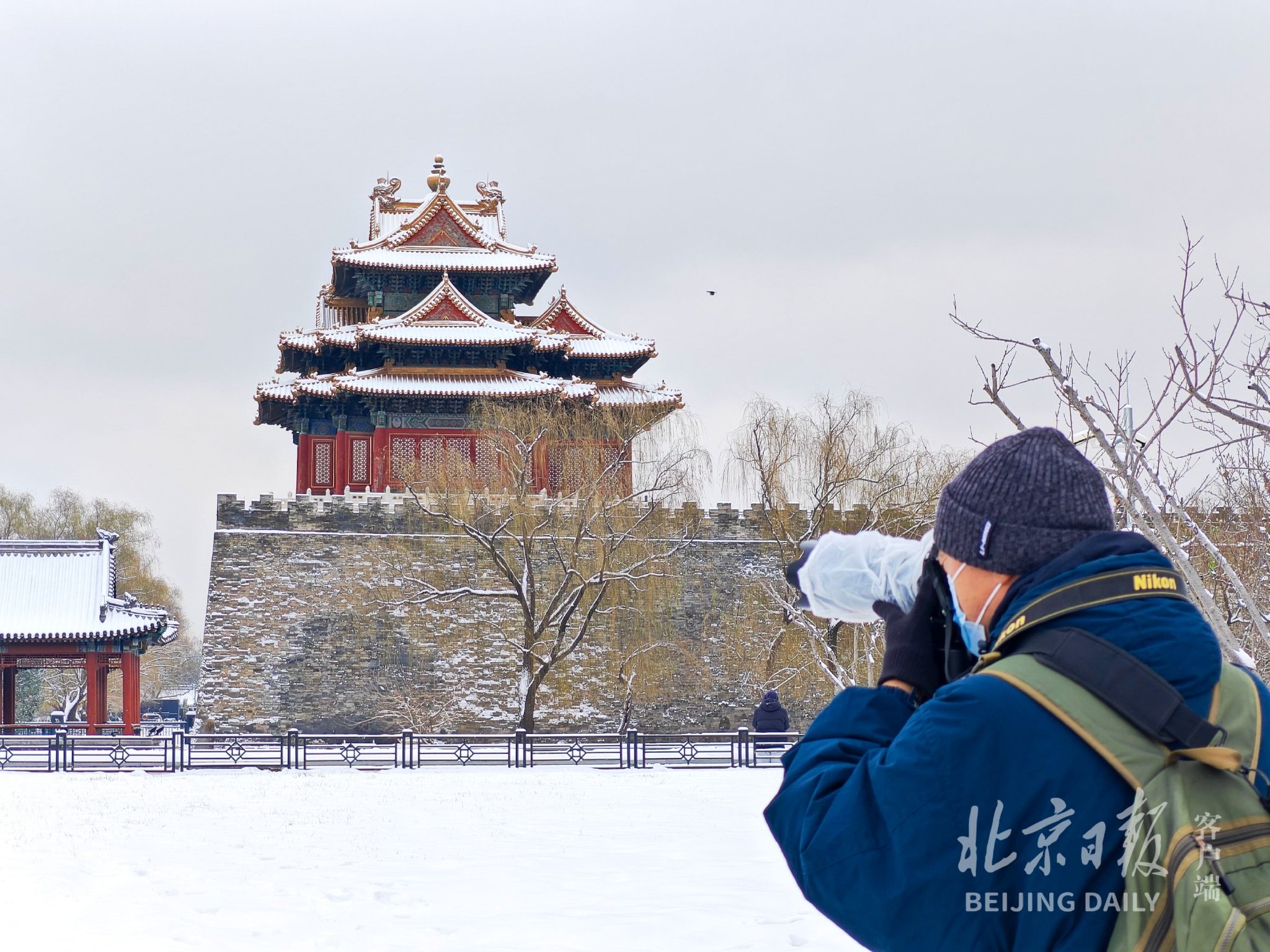 北京角楼雪景图片图片