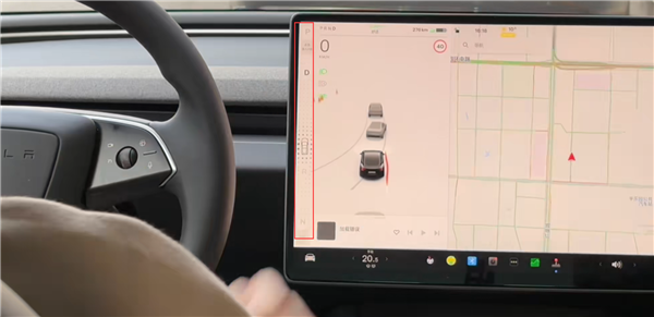 博主体验特斯拉model3屏幕挂挡d挡往前推更符合直觉